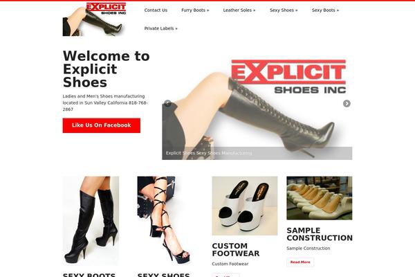 discover theme site design template sample