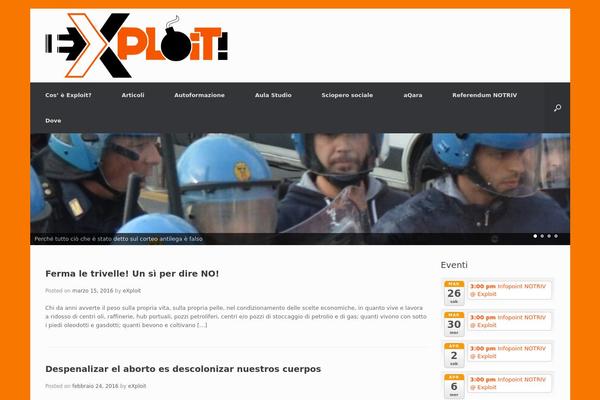 Vantage theme site design template sample