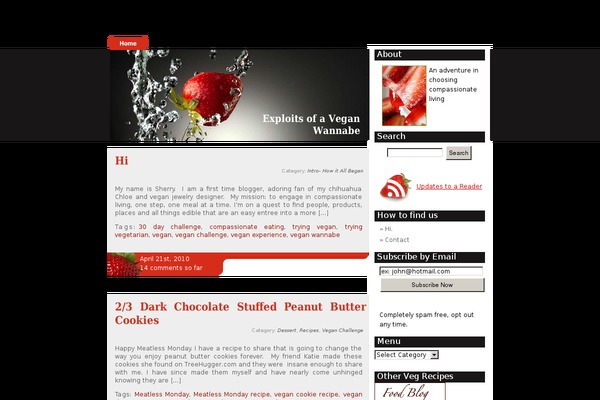 exploitsofaveganwannabe.com site used Strawberry_blend