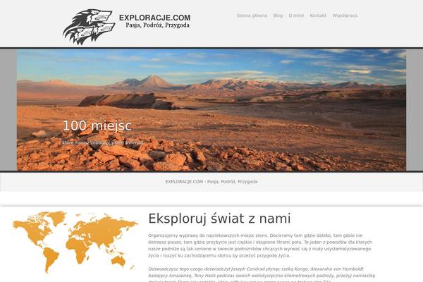 Panoramica theme site design template sample