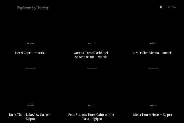 explorandohoteles.com site used Travel Stories