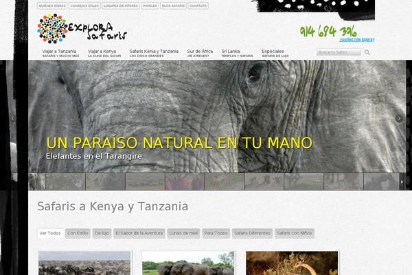 Blender theme site design template sample