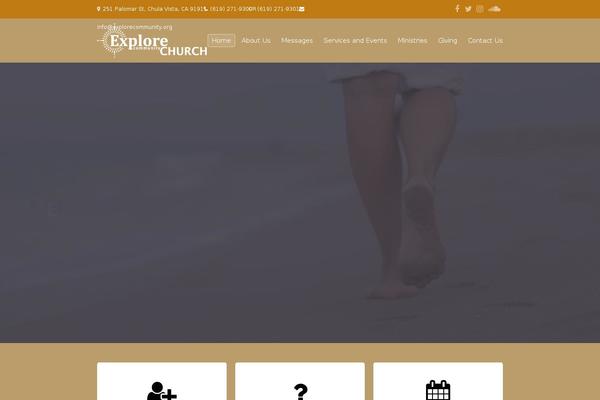 Forgiven theme site design template sample