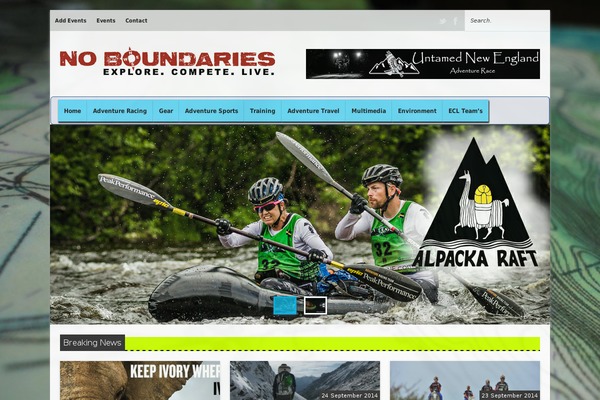 explorecompetelive.com site used Triangle Magazine