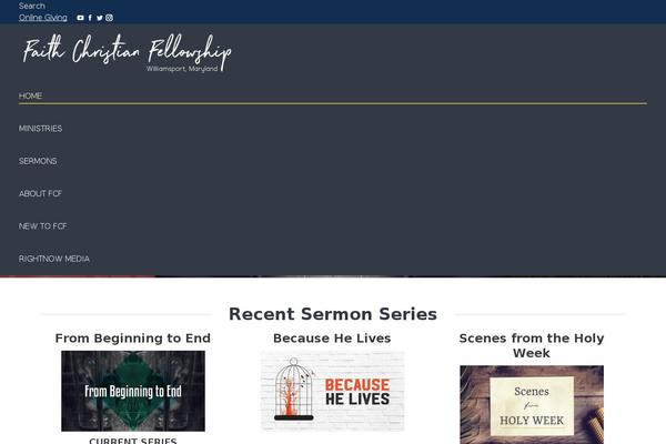 Site using Bible Verse of the Day plugin