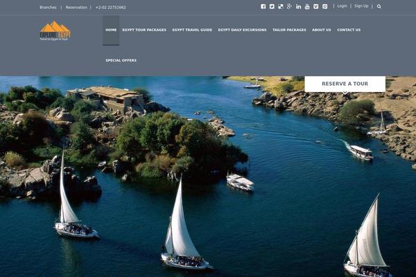 exploregypt.net site used Pageant