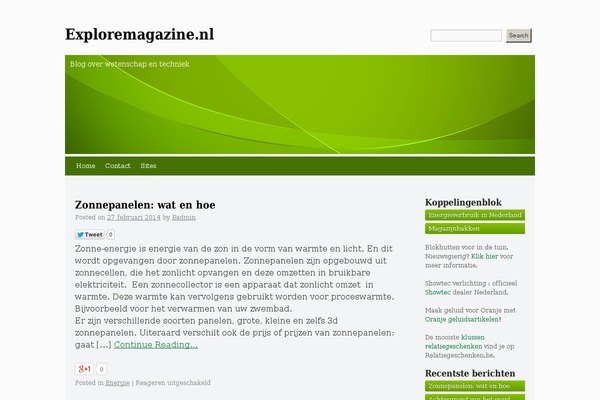 exploremagazine.nl site used Whispy