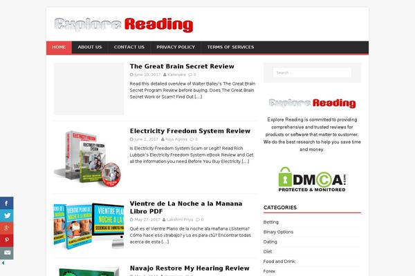 explorereading.net site used The-gap