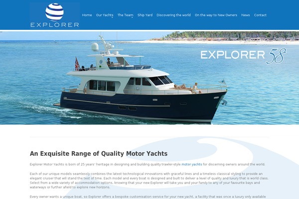 explorermotoryachts.com site used Discovery