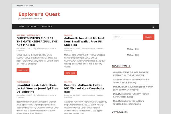 Preference Lite theme site design template sample