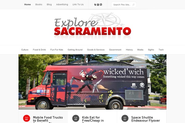 exploresacramento.com site used Lucid