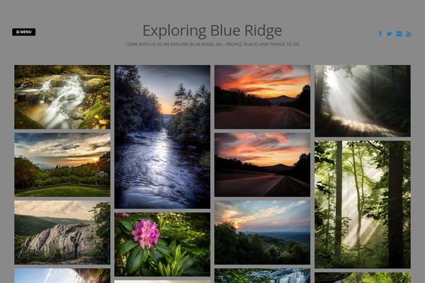 Gridsby theme site design template sample