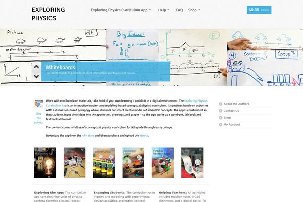Whitelight theme site design template sample