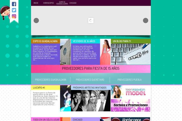 Pinboard Child theme site design template sample