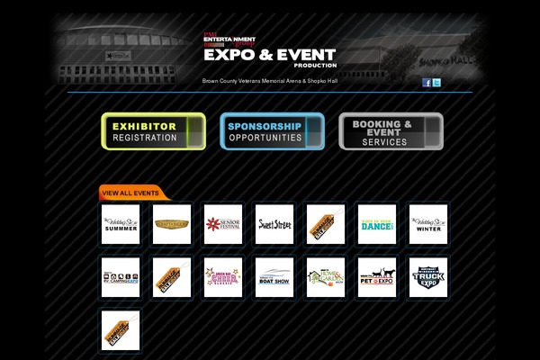 expoandevent theme websites examples