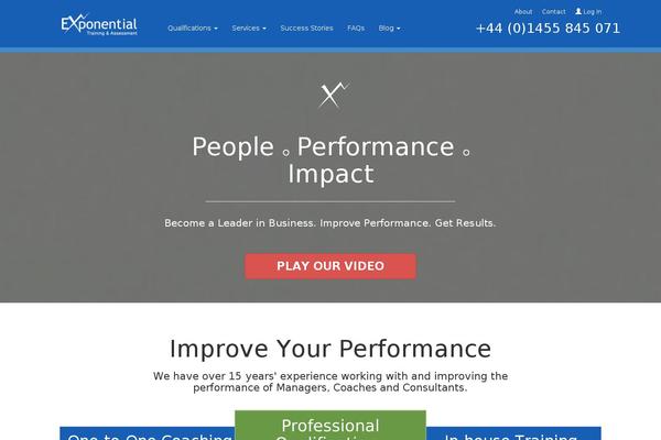 Cardinal Child theme site design template sample