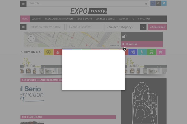 expoready.it site used Metrodir