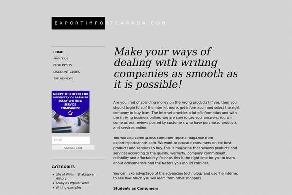 Capoverso theme site design template sample