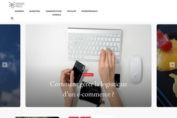 Blossom PinIt theme site design template sample
