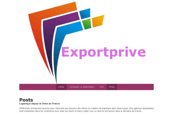 Basic theme site design template sample