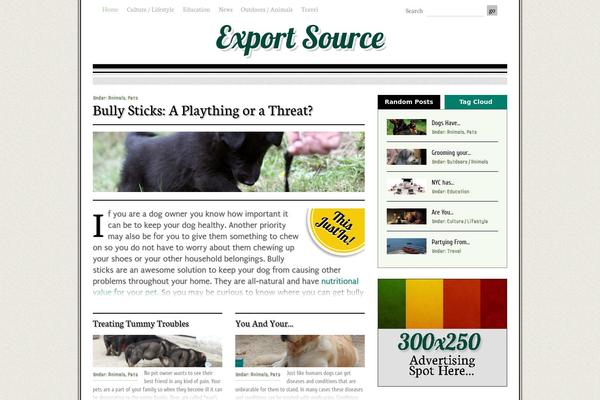 exportsource.ca site used Luckyguess