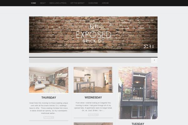 Olsen Light theme site design template sample