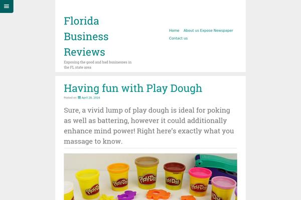 Just Write theme site design template sample