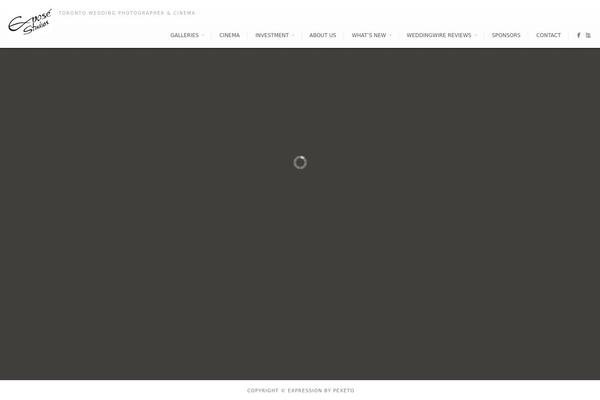 Expression theme site design template sample