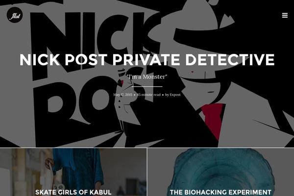 expost-news.com site used Color Newsmagazine