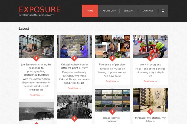 Columns theme site design template sample