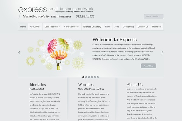 Site using Ad Squares Widget plugin