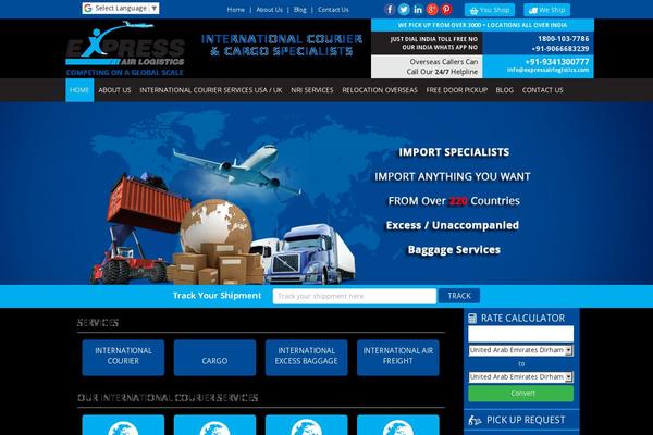 Air theme site design template sample