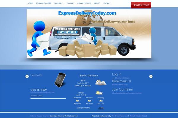 Parallelus-traject theme site design template sample