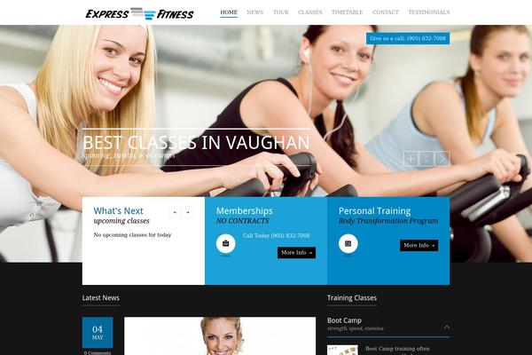 GymBase theme site design template sample