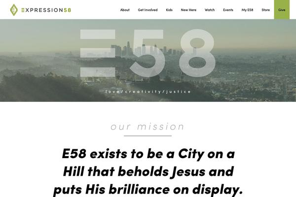 Church-emphasis theme site design template sample