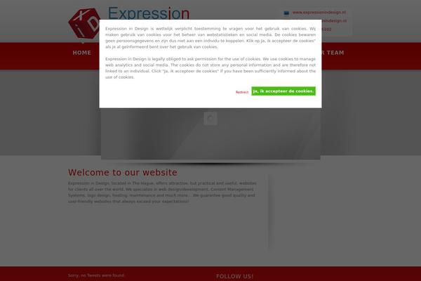 Site using Cookie-warning plugin