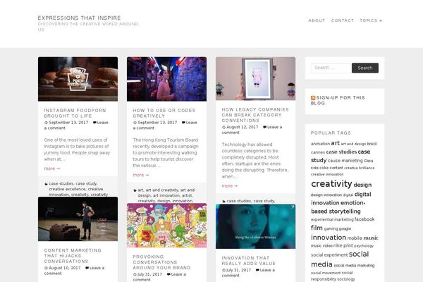 Pieces theme site design template sample