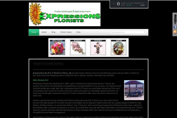 Mazine theme site design template sample