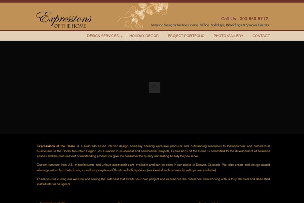 Expressions theme site design template sample