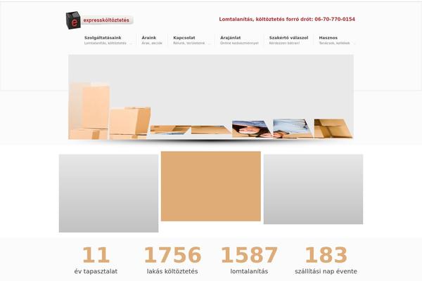 Dynamix theme site design template sample