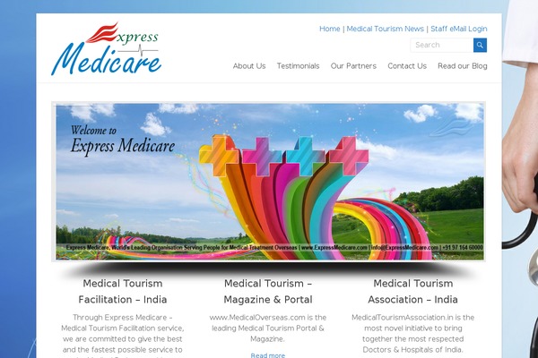 Spacious theme site design template sample