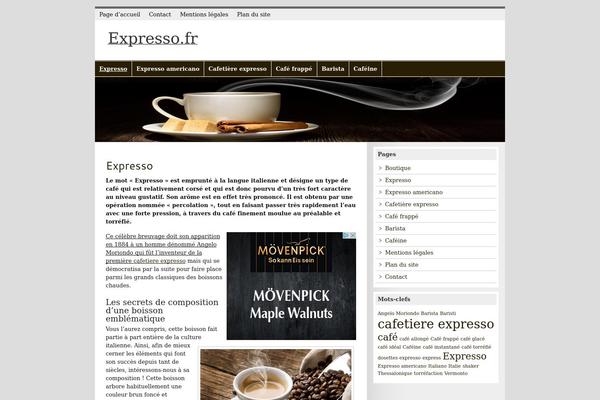 zeeMagazine theme site design template sample