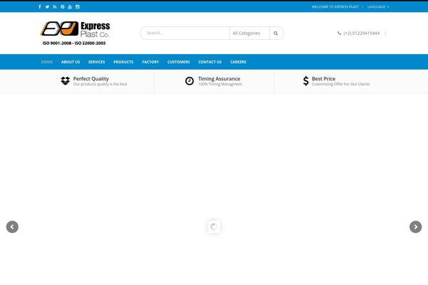 Porto theme site design template sample