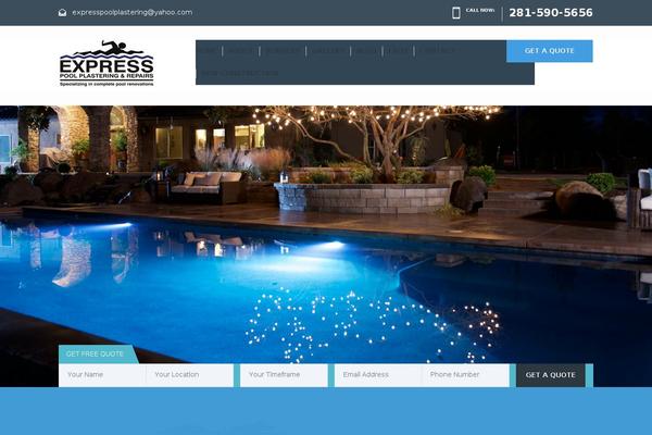 Transport-child theme site design template sample