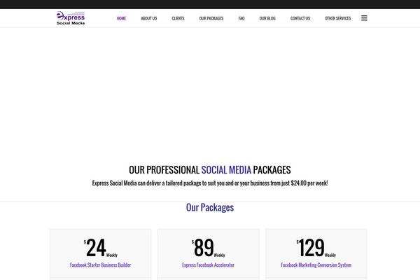 expresssocialmedia.com.au site used Express