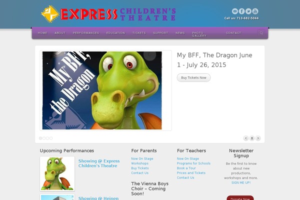 expresstheatre.com site used Alyeska
