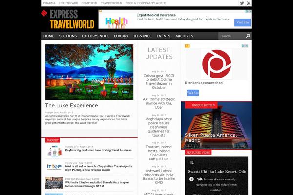Publisher-child theme site design template sample