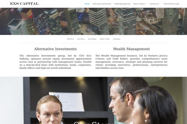 exscapital.com site used Strata