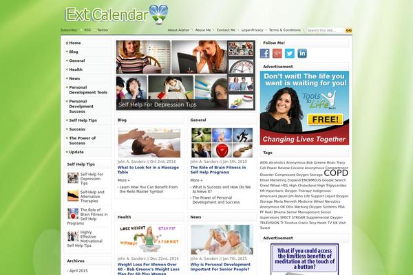 Portal theme site design template sample