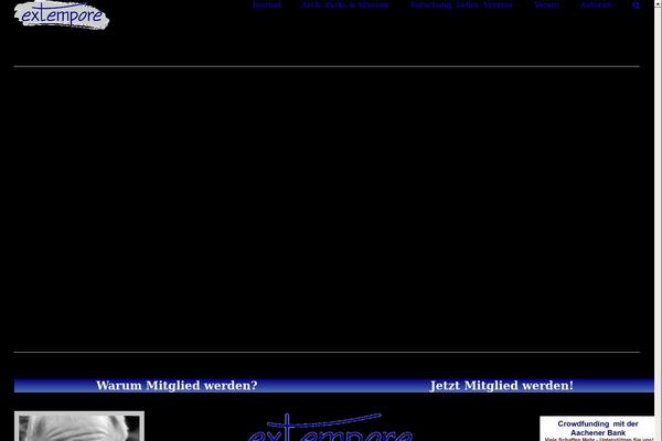 Site using Essential-widgets plugin